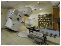 Linear accelerator and radiation therapy suite in the technology infrastructure at HSCT Hospital India